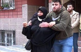 Yanan evlerini gözyaşları ile izlediler