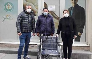 Yaşlı kadının büyükşehirden istediği tekerlekli...