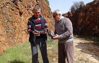 Yatağan’da 180 yıllık zımpara ocağı bulundu