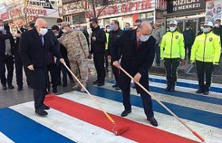 Yaya geçitlerinde ‘kırmızı çizgi’ dönemi...