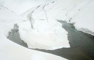 Yaylada kış yeni başladı
