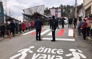 Yığılca’da önce yaya uygulaması yapıldı