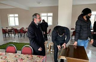 Yıldırım, köy taziye evini donamını yaptı