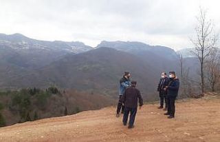 Yol bir anda yok oldu