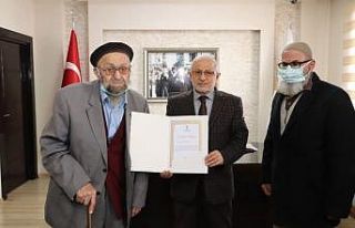 Yozgat’tan Sivas’a geldi, cami için bağış...