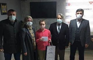 Yunusemreli Semine Nisa Gaşi resim yarışmasında...