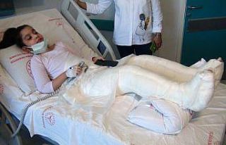 11 yaşındaki Betül, “Yürümek istiyorum”