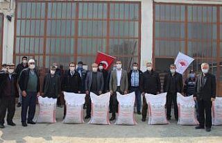 147 üreticiye yulaf tohumu dağıtıldı
