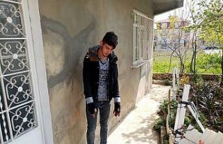 1 hafta önce aldığı motosiklet 5 dakikada çalındı