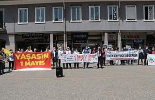 1 Mayıs’ı işçi ve memurlar ayrı ayrı kutladı