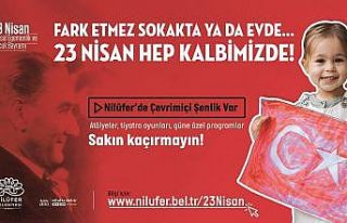 23 Nisan’da Nilüfer’de çevrimiçi şenlik var