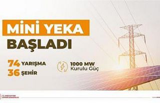 36 şehrin güneşini enerjiye çevirecek 74 yarışmanın...