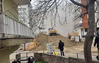 Açelya Apartmanı’nın yıkımında sona gelindi