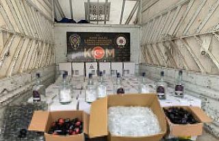Adana’da 7 bin 544 litre kaçak etil alkol ele geçirildi