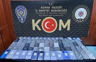 Adana’da kaçakçılık operasyonu