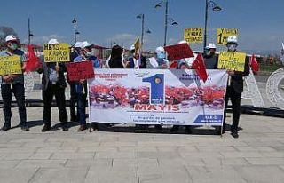 Ağrı’da İşçi Bayram’ı kutlandı