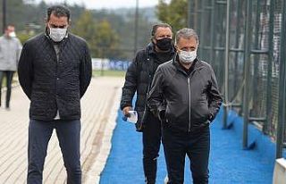 Ahmet Nur Çebi, Beşiktaş antrenmanını takip etti