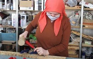 Ahşap oyna kursuna kadınlardan büyük ilgi