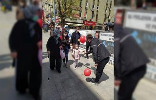AK Parti Gençlik Kolları Türk Bayrağı ve balon...
