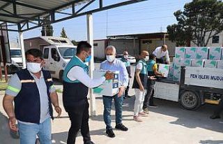 Akdeniz Belediyesinden ihtiyaç sahibi ailelere gıda...