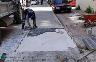 Akdeniz’de Fen İşleri ekiplerinin çalışmaları...