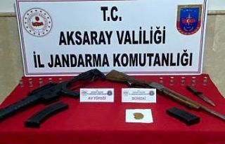 Aksaray’da jandarmadan uyuşturucu operasyonu