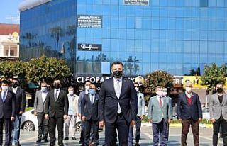 Alanya’da 23 Nisan töreni korona gölgesinde yapıldı