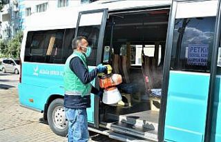 Aliağa’da ortak kullanım alanları dezenfekte...