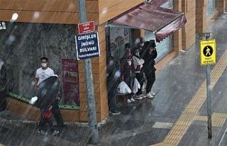 Aniden bastırdı, kaçacak yer bulamadılar