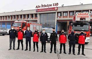 Ankara İtfaiyesi arama kurtarmalarda ANDA ile iş...