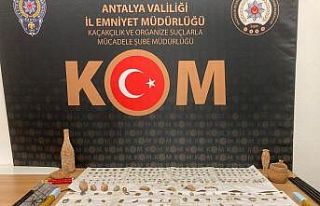 Antalya’da tarihi eser kaçakçılığı operasyonu