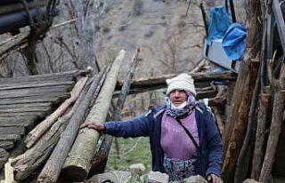 Artvin Ortaköy’de evi yanan yaşlı kadın "Ben...