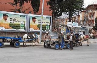 Asırlık at arabacılık can çekişiyor