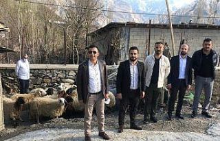 ASRİAD Hakkari Şubesinden 350 aileye et yardımı