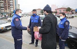 Atakum’da dilencilerle mücadele