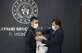 Avrupa ikincisi Şahin’den Kabakcı’ya ziyaret