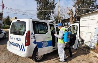 Aydın Büyükşehir Belediyesi dezenfekte çalışmalarını...