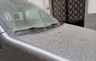 Aydın’da araçlar çamura boyandı