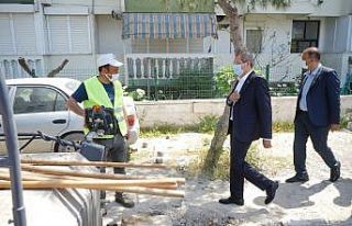 Ayvalık’ta asfalt çalışmaları sokağa çıkma...