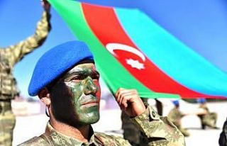 Azerbaycan askerlerinin Isparta’daki komando eğitimleri...