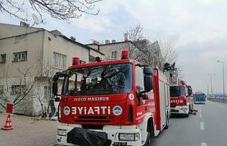 Baca yangınını itfaiye söndürdü