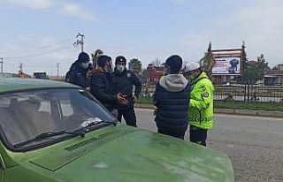 Bafra’ya giriş çıkışlar kontrol altında