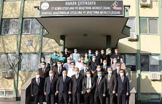 Bakan Akar ile Bakan Varank, ERÜ’nün Covid-19...