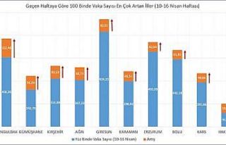 Bakan Koca vaka sayısı en çok artan illeri paylaştı
