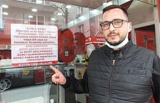 Balıkesirli işletmeci isteyenin karnını bedava...