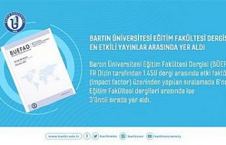 Bartın Üniversitesi Eğitim Fakültesi Dergisi en...