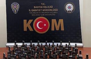 Bartın’da kaçak içki operasyonu