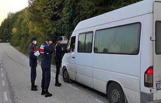 Bartın’da virüs tedbirlerine uymayan 75 kişi...