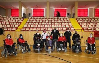 Başarılı Boccia sporcuları madalyalarını aldı