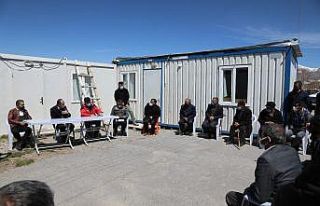 Başkale’de kalıcı konut yapım çalışması